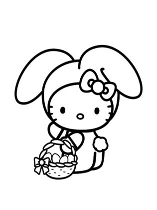 hello kitty coloriage