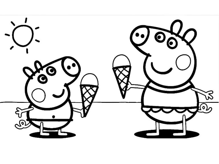 Coloriage Peppa Pig  34 images gratuites à colorier