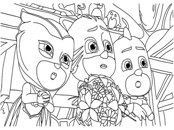 pyjamasque coloriage