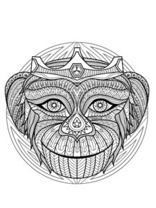 animaux coloriage mandala