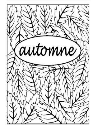 coloriage automne