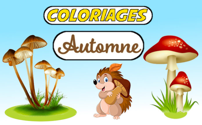 coloriage automne