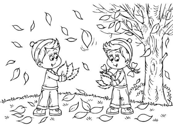 coloriage automne maternelle