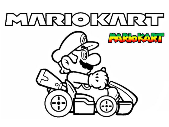 Coloriage Mario Kart : 21 images à imprimer gratuitement