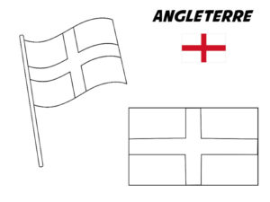 coloriage drapeau anglais