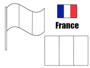 coloriages drapeaux francais