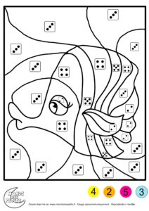 coloriage magique a imprimer