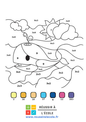 coloriage magique à imprimer