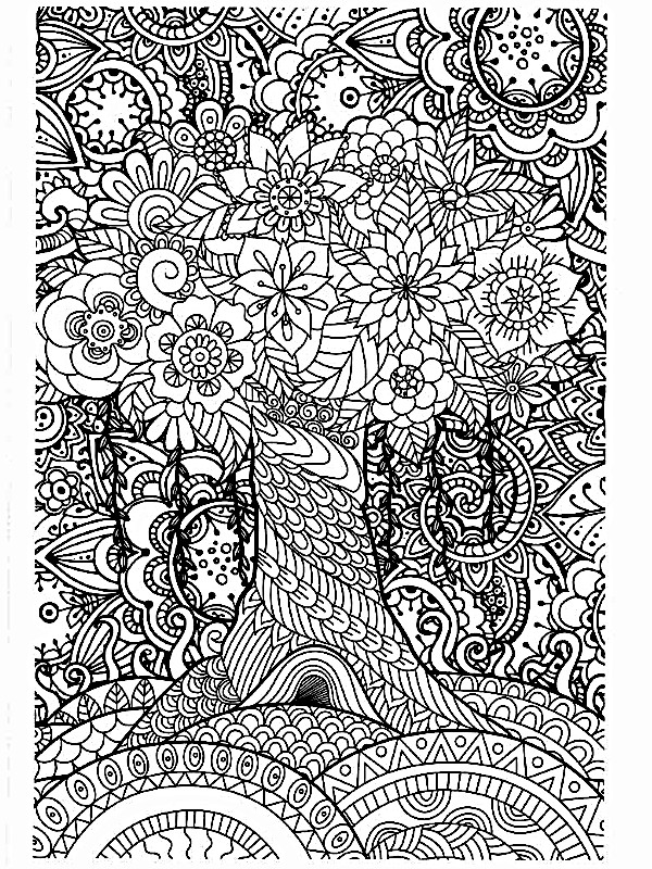 Coloriage mandala imprimable pour adulte avec trois mandalas qui se  chevauchent à imprimer à la maison -  Canada