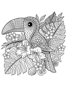 coloriage mandala animaux