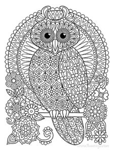 coloriage mandala animaux