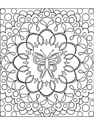 coloriage mandala