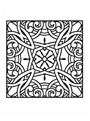 coloriage mandala