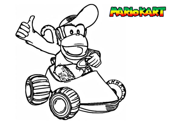 Coloriage Mario Kart : 21 images à imprimer gratuitement