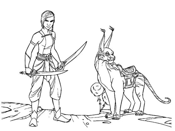 Coloriage Raya : 35 images à imprimer gratuitement