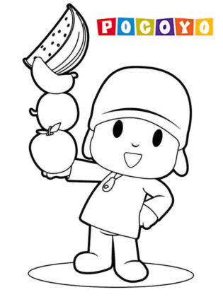 coloriage pocoyo