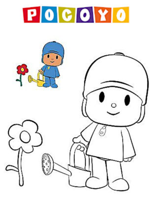 coloriage pocoyo