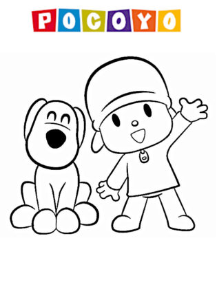 coloriage pocoyo