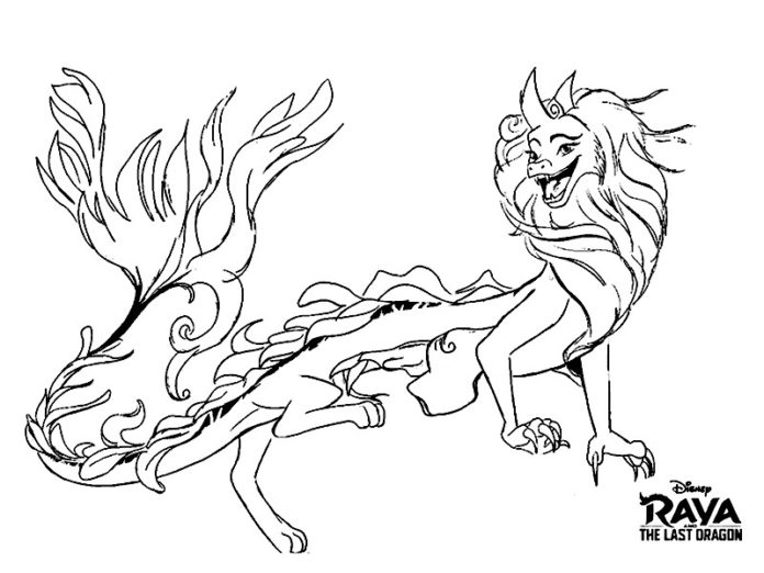 Coloriage Raya : 35 images à imprimer gratuitement