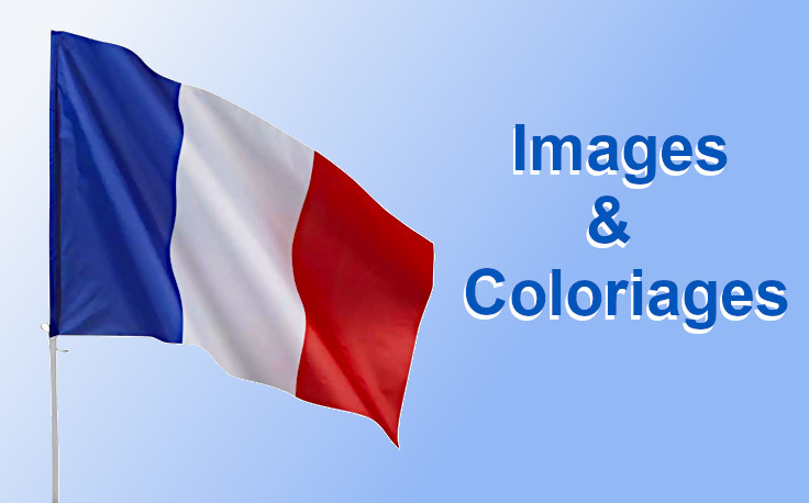 Drapeau France : Images Couleur et Coloriages Gratuits