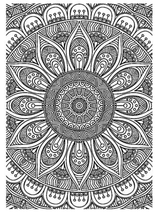 Coloriage Mandala Adulte Gratuit : 25 superbes dessins à imprimer