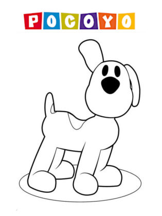 pocoyo coloriage