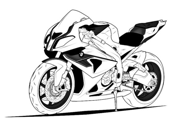 coloriage moto gp