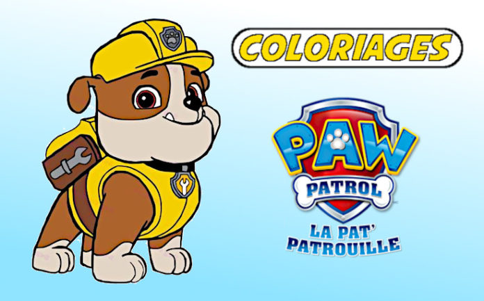 coloriage pat patrouille ruben