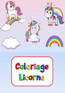 coloriage licorne à imprimer pdf