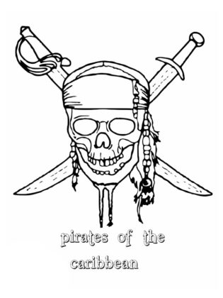 coloriage de pirate