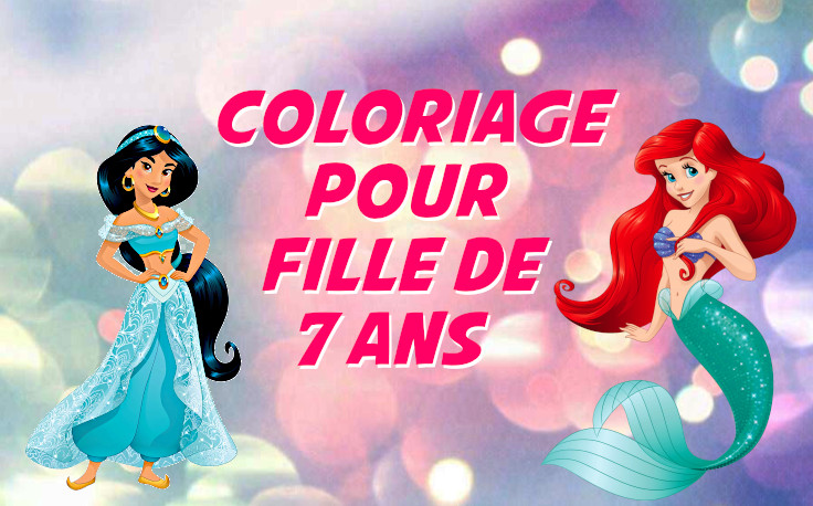 Coloriage Fille 7 Ans : 20 images à imprimer gratuitement