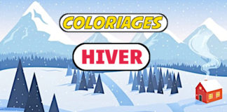 coloriage hiver