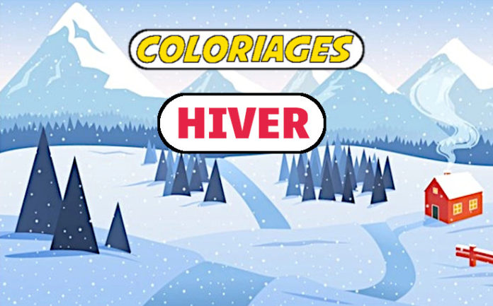 coloriage hiver