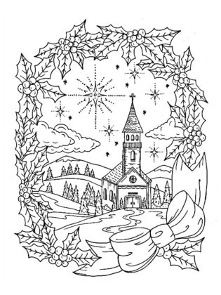 coloriage hiver