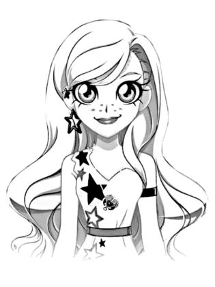 coloriage lolirock iris