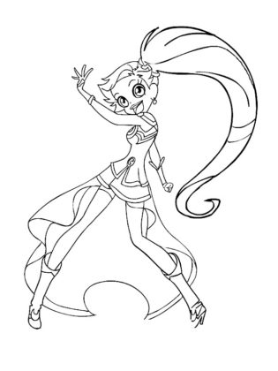 coloriage lolirock izira