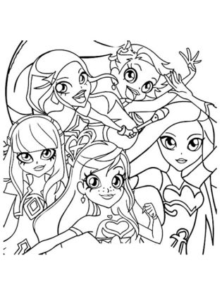 coloriage lolirock izira