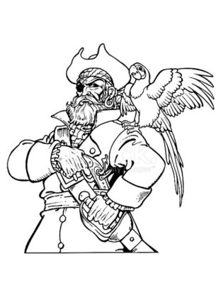 coloriage pirate