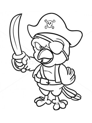 coloriage pirate