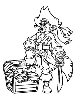 coloriage pirate