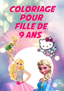 coloriage pour fille de 9 ans