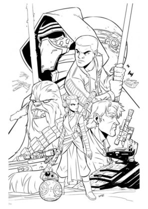 coloriage star wars