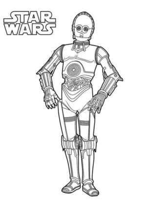 coloriage star wars