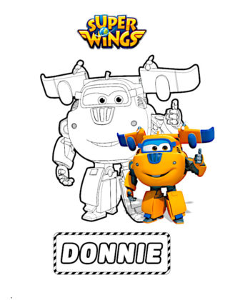 coloriage super wings