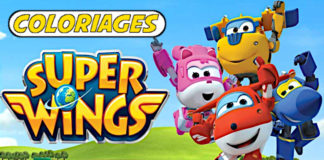 coloriage superwings