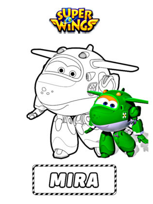 coloriage super wings
