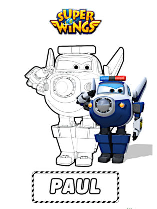 coloriage super wings