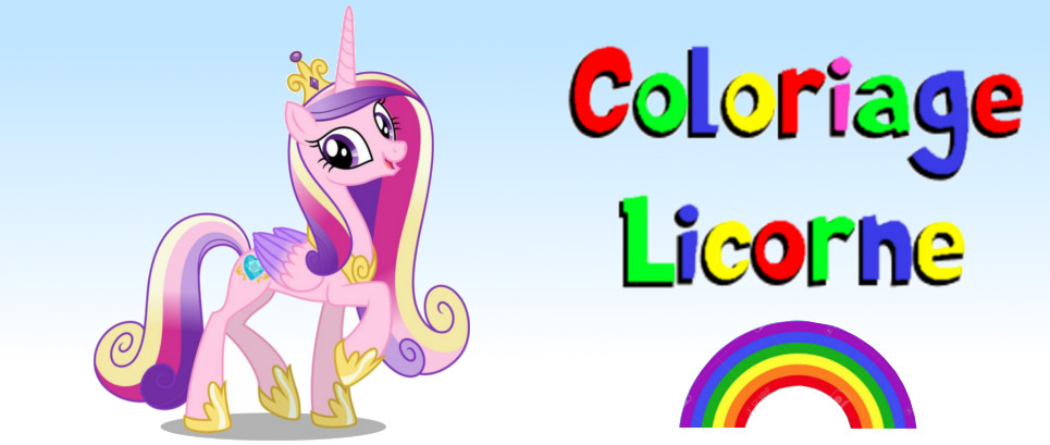 imprimer coloriage licorne