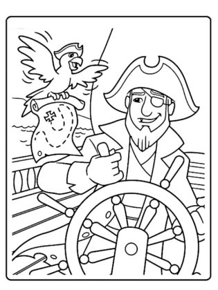 pirate coloriage