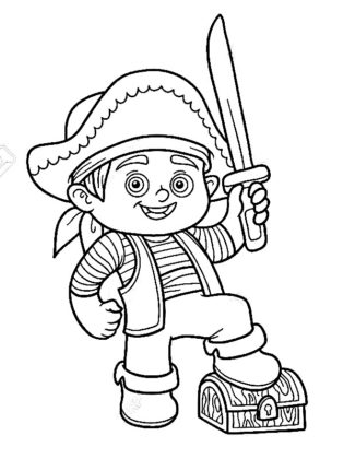 pirate coloriage